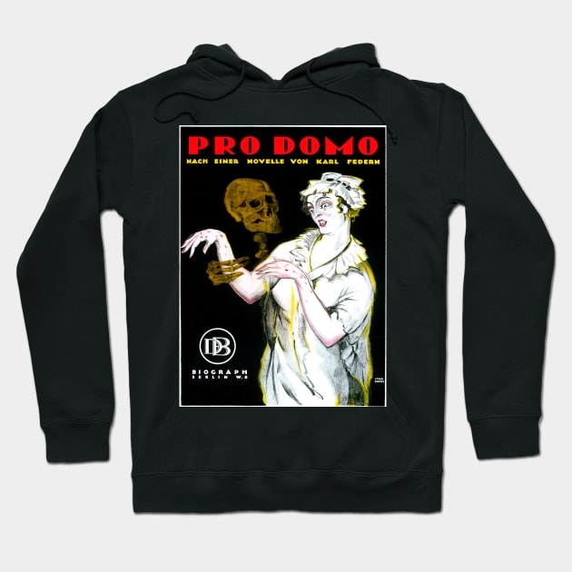 Pro Domo, the Secret of the Night (Paul von Woringen, Germany, 1919) Hoodie by Donkeh23